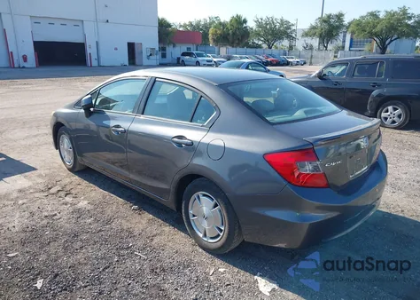 2012 Honda Civic Hf из США, поврежденный, VIN 2HGFB2F60CH550697